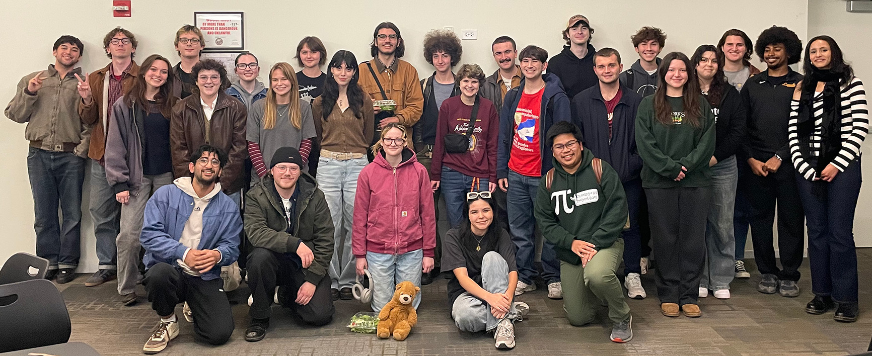 Philosophy students from Loyola University Chicago and DePaul University at a Philosophy Club mixer